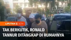 Setelah menikmati vonis bebas, terpidana kasus pembunuhan Dini Sera, Gregorius Ronald Tannur akhirnya ditangkap di rumahnya di Surabaya, Jawa Timur.