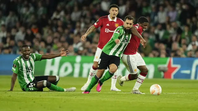 Kalahkan Tuan Rumah Real Betis, Manchester United Lolos ke Perempat Final Liga Europa