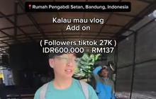 Viral Turis Malaysia Ditarif Rp 600 Ribu Buat Nge-vlog di Rumah Pengabdi Setan