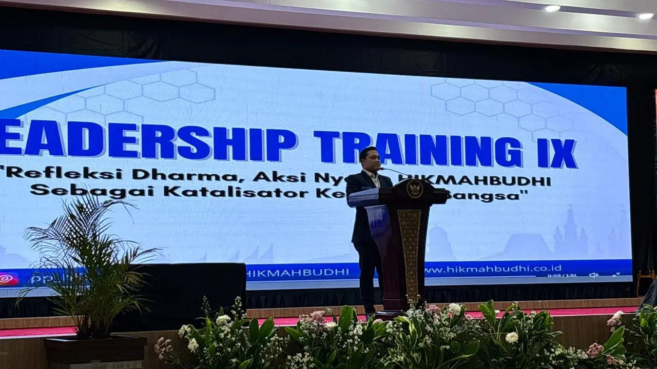 Himpunan Mahasiswa Buddhis Indonesia (Hikmahbudhi) menggelar Leadership Training IX bertema "Refleksi Dharma, Aksi Nyata: Hikmahbudhi sebagai Katalisator Kemajuan Bangsa" (Istimewa)