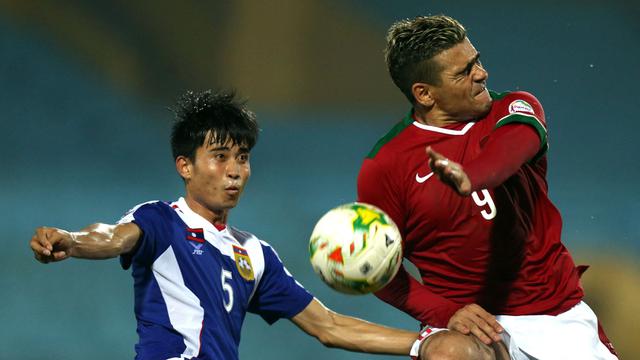 Cristian Gonzales - Timnas Indonesia Vs Timnas Laos di Piala AFF 2014