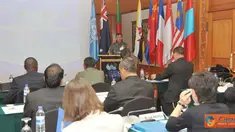 Citizen6, Jakarta: Lokakarya konferensi regional PBB Ke-3 (3rd UN regional conference workshop), dibuka oleh Koorsahli, Panglima TNI Mayjen TNI Hotma Marbun mewakili Panglima TNI, Senin (21/3). (Pengirim: Badarudin Bakri Badar)