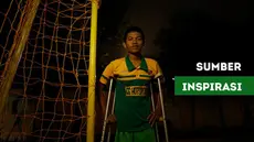 Berita video kisah Chandra W.Aji seorang pelatih Sekolah Sepak Bola Putera Garuda Muda yang diamputasi kakinya karena komplikasi penyakit yang dideritanya.