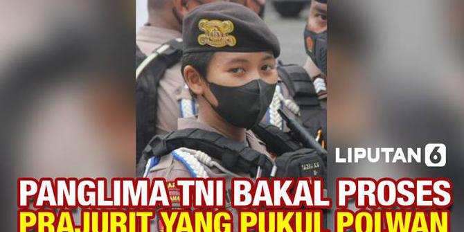 VIDEO: Ternyata Polwan yang Dipukul Oknum Prajurit di Kalteng Anak Perwira TNI