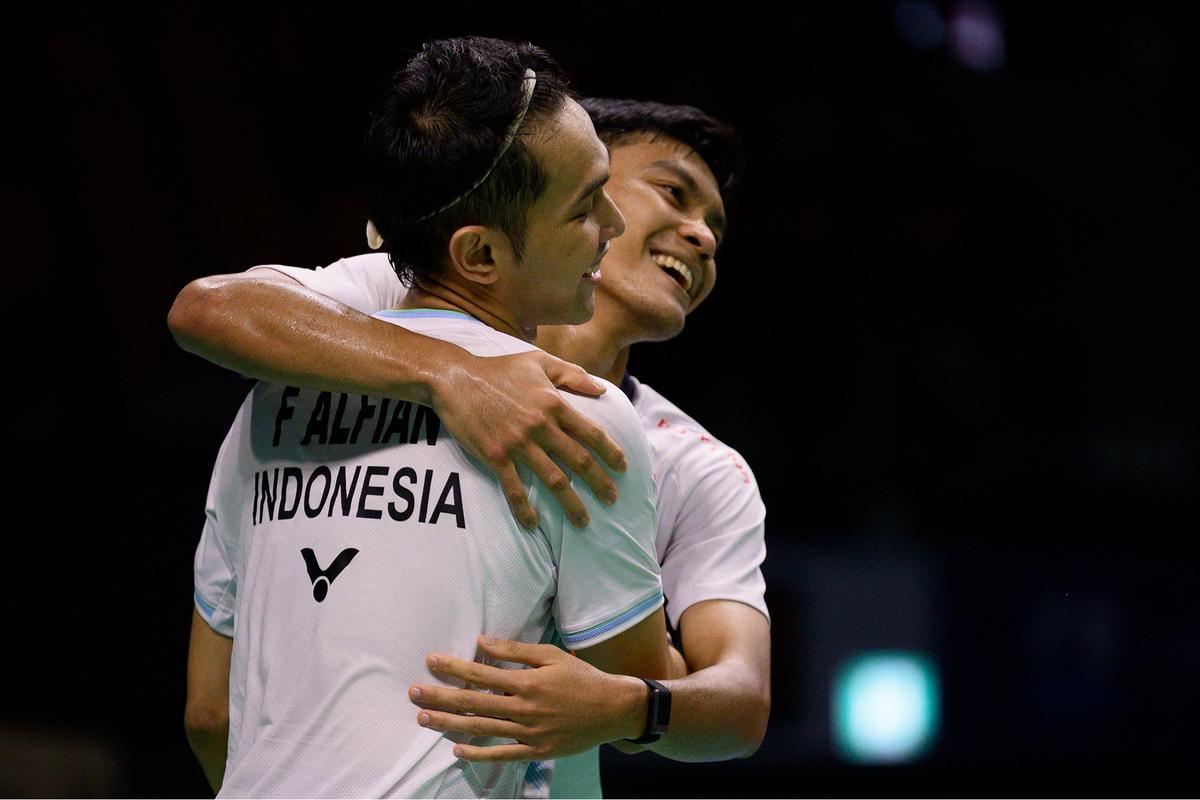 FOTO: Fajar/Fikri Melaju ke Final Korea Open 2025 Usai Tumbangkan Wakil Taiwan