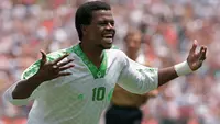 Pencapaian terbaik wakil Asia di Piala Dunia masih dipegang oleh Korea Selatan yang berhasil menempati peringkat ketiga di edisi 2002 saat menjadi tuan rumah bersama Jepang. Sementara, jika berbicara mengenai penampilan individu pemain Asia di Piala Dunia, 5 nama berikut layak menjadi yang terbaik. Siapa saja? Simak uraiannya berikut ini. (AFP/Omar Torres)