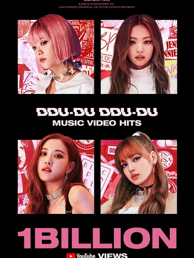 Blackpink Tembus 1 Miliar Views (YG Entertainment via Soompi)