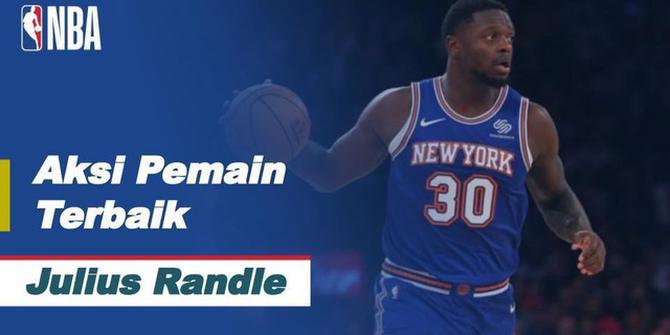 VIDEO: Aksi Julius Randle Saat New York Knicks Kalahkan Cleveland Cavaliers di NBA