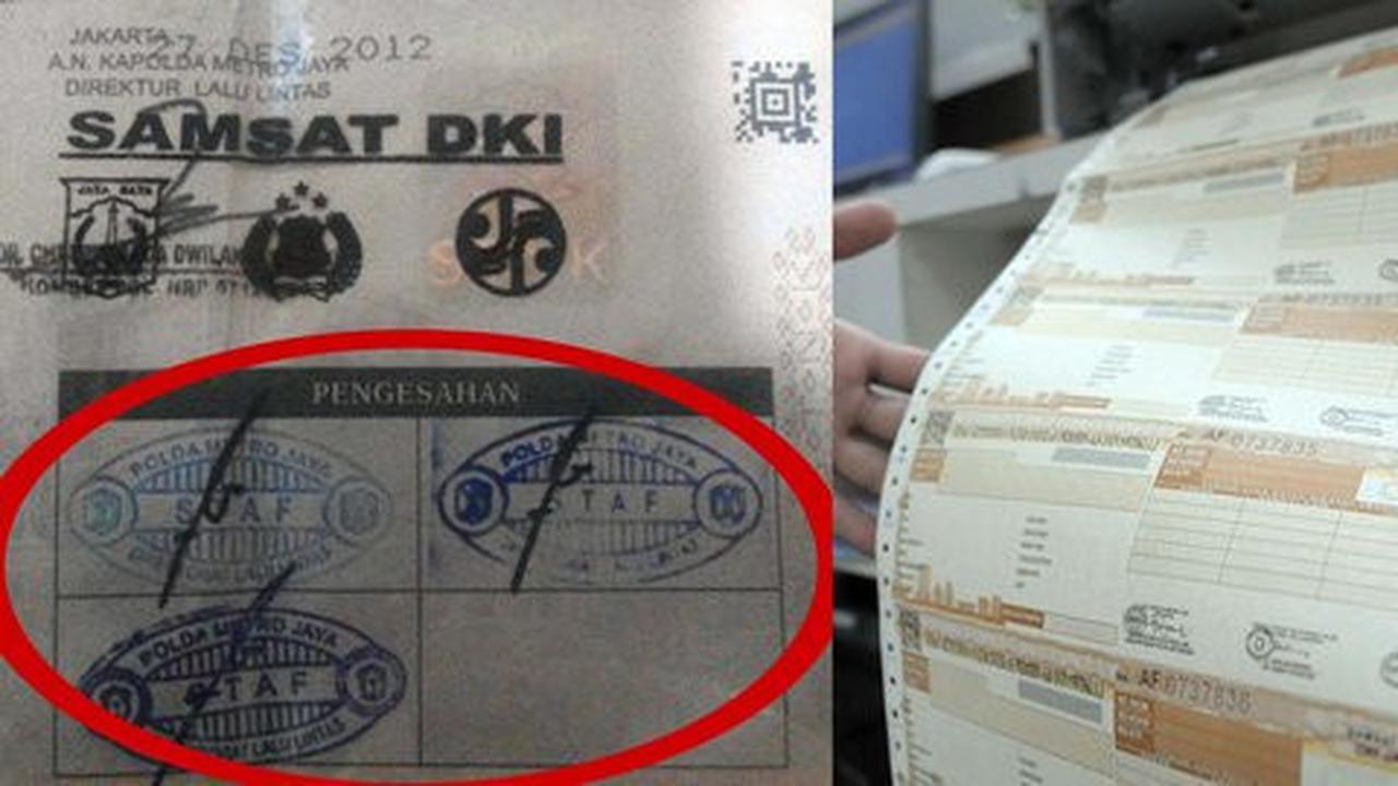 Ini Bahayanya Jika STNK Kendaraan Tidak Aktif