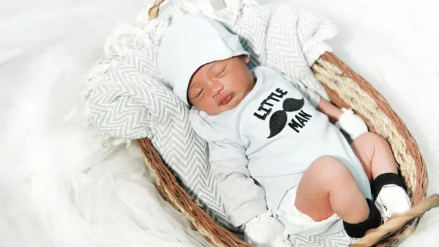 Ilustrasi bayi laki-laki