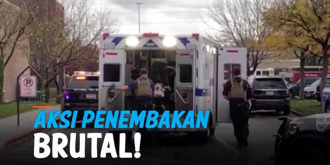 VIDEO: Brutal! Aksi Penembakan di Mal Bunuh 2 Orang