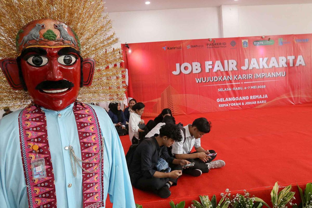 FOTO: Job Fair Jakarta Dipadati Pencari kerja