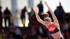 Katharina Bauer lahir pada tanggal 12 Juni 1990 di Wiesbaden, Jerman. (EPA/Ennio Leanza)