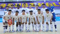 Timnas Futsal Indonesia saat jelang laga melawan Malaysia di Grup B Piala AFF Futsal 2026 di Nonthaburi Sports Complex Gymnasium, Thailand, Selasa (7/4/2026). (Dok. FFI)