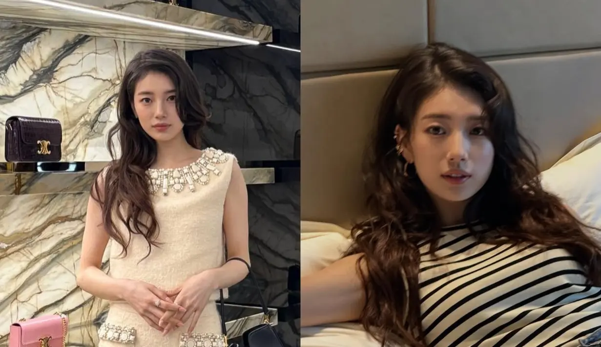 Kehadiran Bae Suzy di pembukaan gerai Celine, Singapura menuai atensi tersendiri. Bagaimana tidak? Mantan KPop Idol itu tampil menawan bak bidadari dengan damage maksimal [@skuukzky]