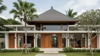 7 Model Rumah Minimalis Atap Limasan Modern dengan Bukaan Banyak