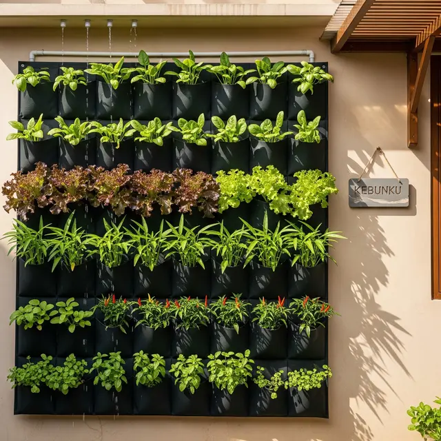 9 Desain Kebun Sayur Minimalis Vertikal Pakai Rak dan Pot Gantung, Solusi Lahan Terbatas
