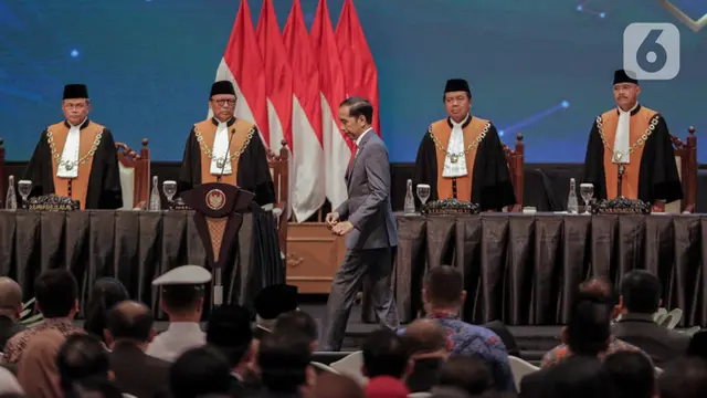 Presiden Jokowi Hadiri Sidang Laporan Tahunan MA 2019