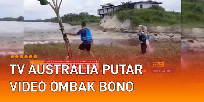 VIDEO: TV Australia Putar Video Ombak Bono, Disebut Tsunami Efek Letusan Gunung Tonga