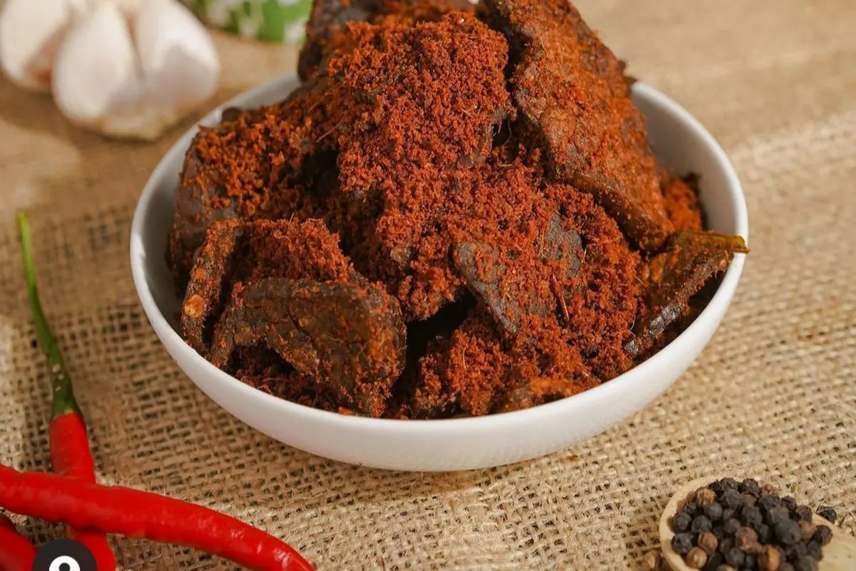 Masakan Rendang Kering