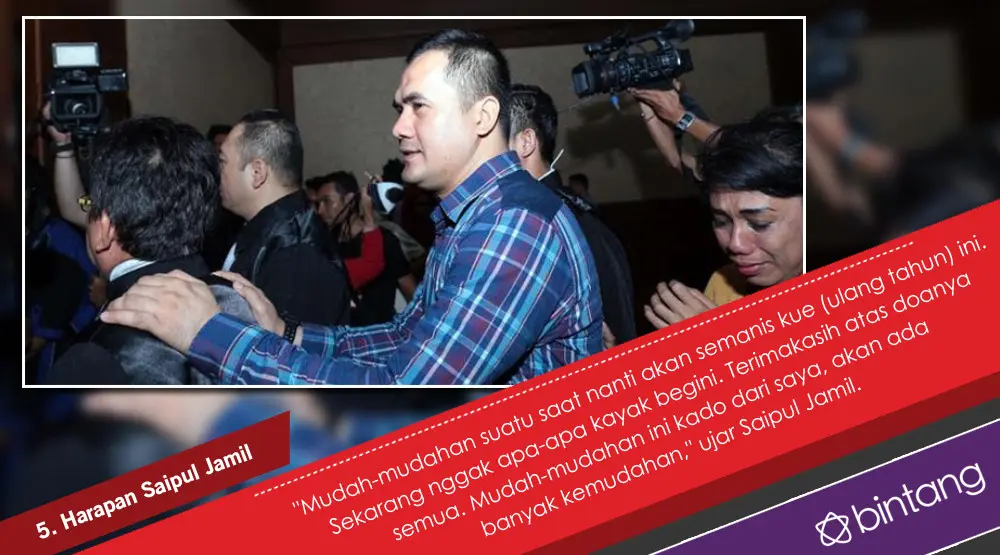 Saipul Jamil, Putusan 3 Tahun Penjara dan Hasrat Menikah Lagi. (Foto: Deki Prayoga, Desain: Nurman Abdul Hakim/Bintang.com)