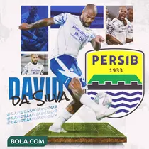 Persib Bandung - Ilustrasi David da Silva (Bola.com/Adreanus Titus)