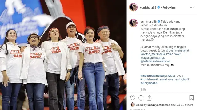 Elek Yo Band (Foto: Instagram/@yunishara36)