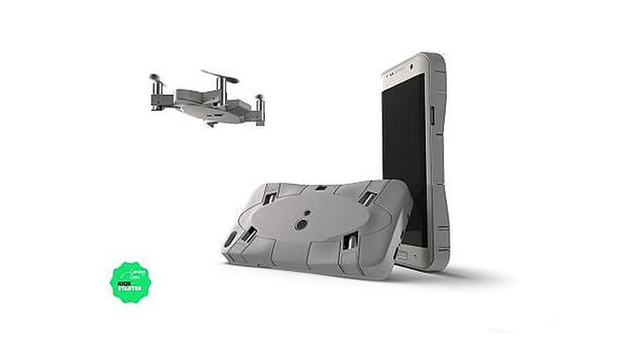 Sebuah kamera drone seukuran casing ponsel bernama Selfly, menyita perhatian di website crowdfunding, Kickstarter. 