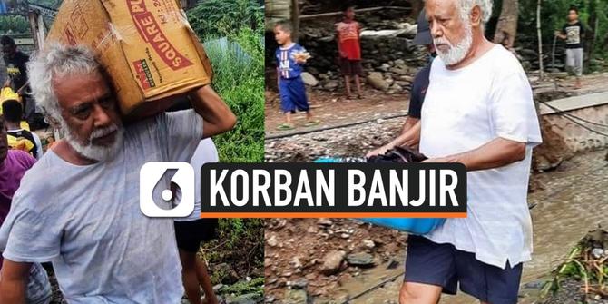 VIDEO: Viral, Potret Xanana Gusmao Pikul Kardus Bantu Korban Banjir