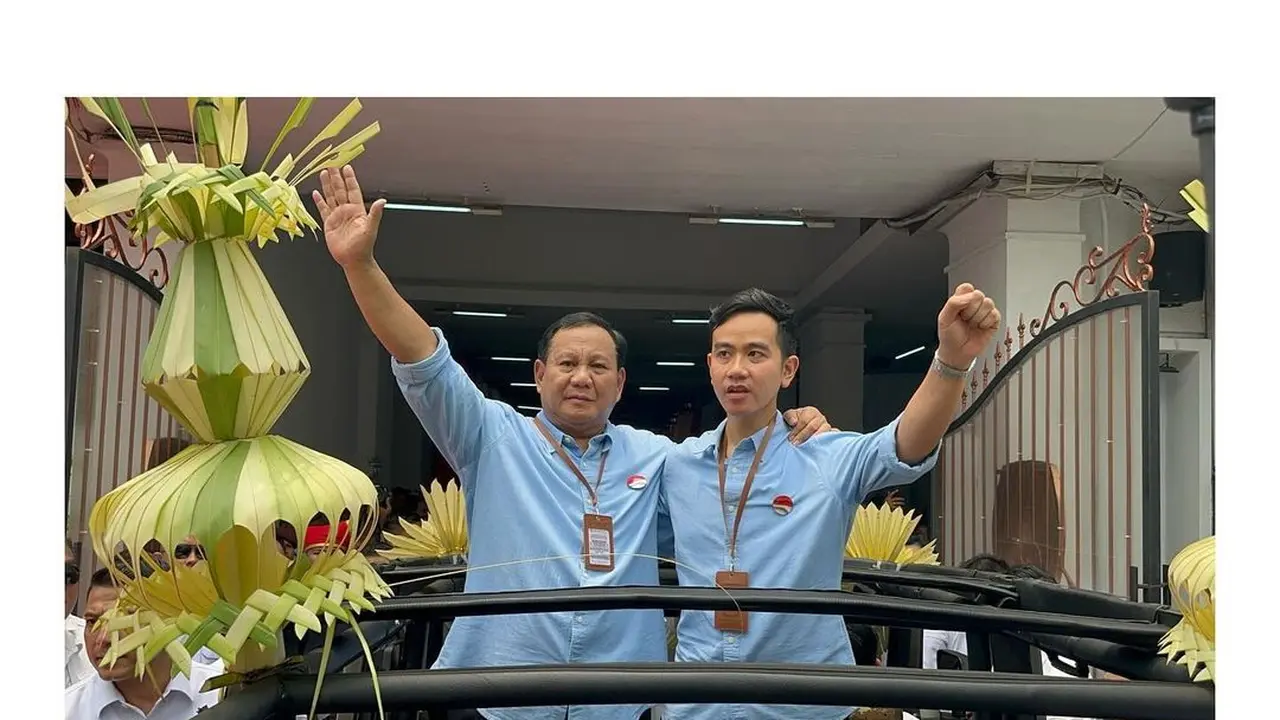 Prabowo Subianto - Gibran Rakabuming Kompak Kenakan Kemeja Biru Saat Daftar Capres Cawapres, Tampilan Manis Selvi Ananda Jadi Sorotan