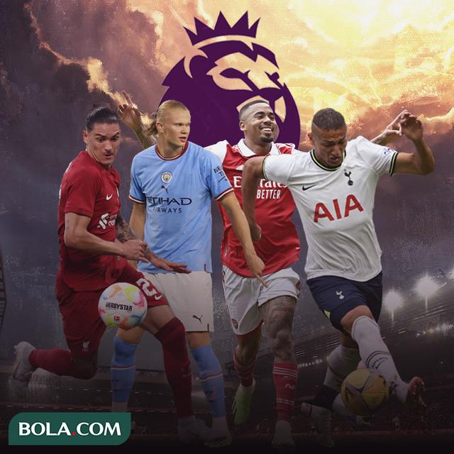 Darwin Nunez, Erling Haaland, Gabriel Jesus, Richarlison