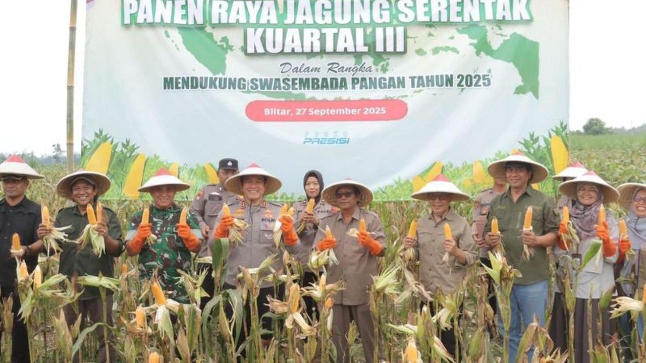 Fakta Unik: Polres Blitar Panen Jagung Puluhan Ton, Dukung Ketahanan Pangan Nasional!