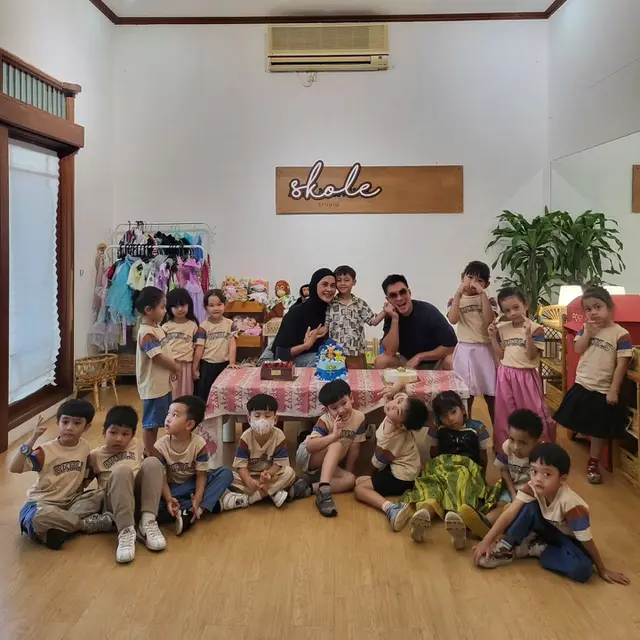 Perayaan ulang tahun Kenzo anak Baim Wong dan Paula Verhoeven