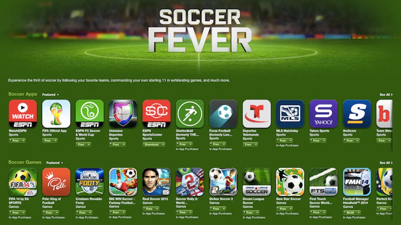 Apple AppStore Turut Berbenah Sambut Piala Dunia 2014