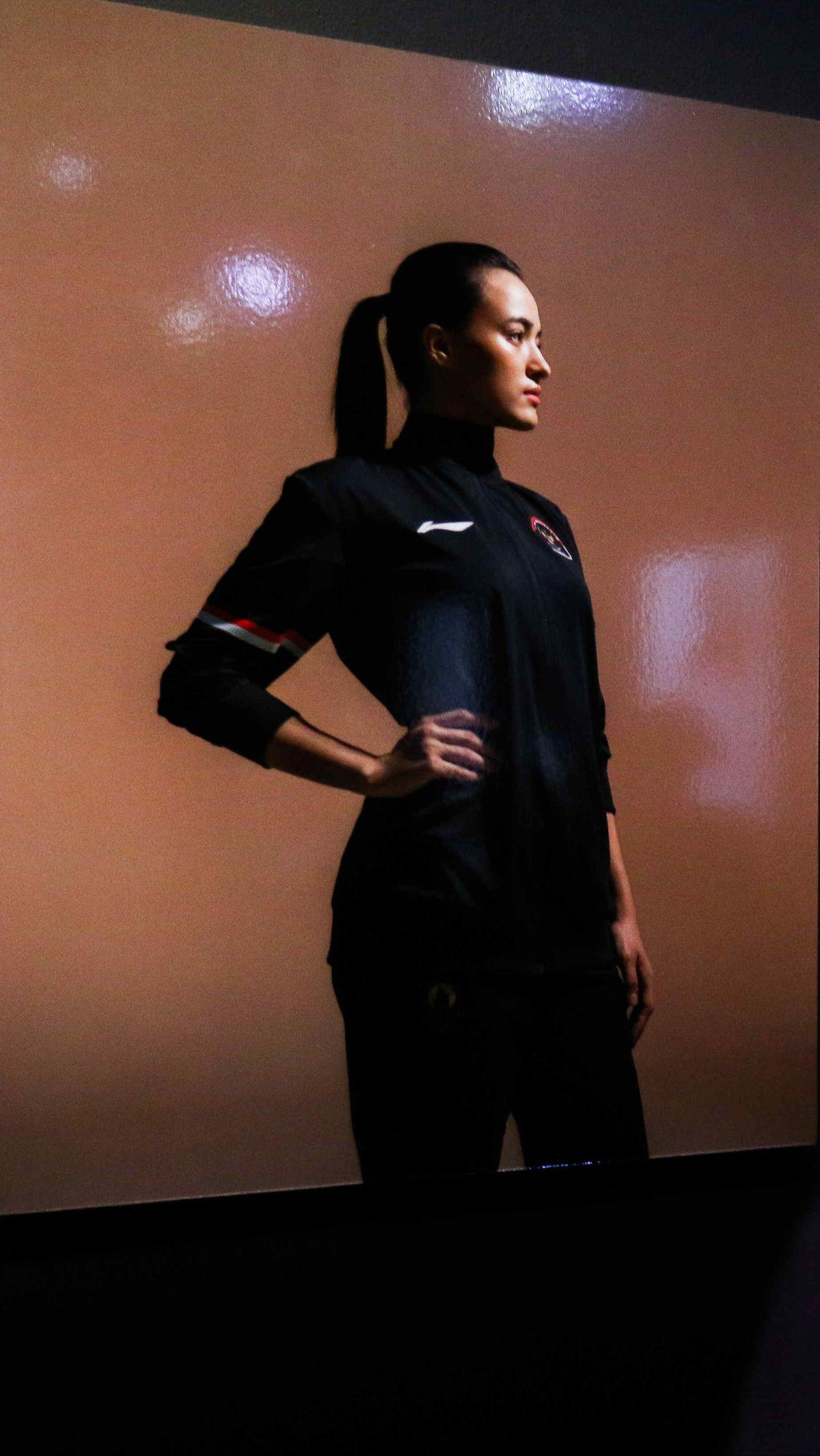 KOI kembali menggandeng apparel Li-Ning untuk memproduksi jersey untuk Olimpiade 2024 ini.&nbsp;Foto: Liputan6.com/Herman Zakharia