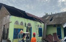20 Rumah Rusak Parah Akibat Dampak Cuaca Ekstrem Sumut di Serdangbedagai