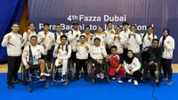 Indonesia mencatatkan prestasi luar biasa dengan menyumbang empat gelar di Fazza Dubai Para Badminton International 2022. (dok. NPC Indonesia)