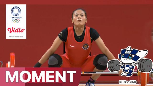 Berita video momen spesial Windy Cantika saat raih medali perunggu cabor angkat besi Olimpiade Tokyo 2020, Sabtu (24/7/21).