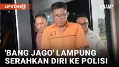 Isap Sabu dan Ngaku Kebal Hukum, Bang Jago Lampung Serahkan Diri Usai Dikejar Polisi