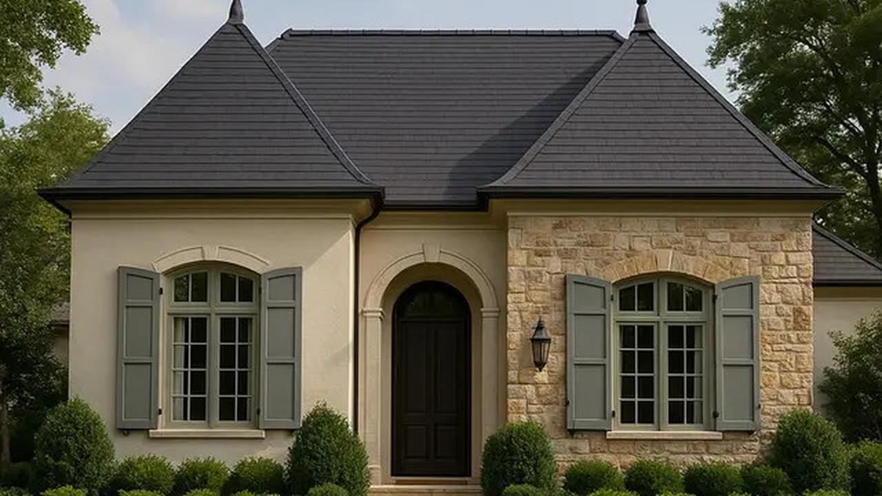 7 Model Rumah Minimalis 1 Lantai Gaya Eropa Klasik