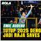 Emil Audero menutup tahun 2025 dengan performa luar biasa bersama Cremonese. Kiper Timnas Indonesia ini mencatatkan rata-rata saves tertinggi Serie A musim 2025/2026 menurut FotMob, mengungguli Maignan hingga Sommer.