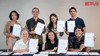Para aktor pemeran serial Gadis Kretek yang akan tayang di Netflix. (Foto: Netflix)