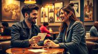 A funny pickup line can be a great way to make them laugh.