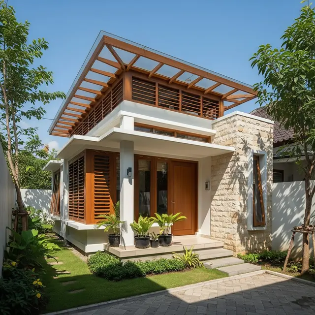 9 Inspirasi Rumah Kecil Hemat Energi dengan Ventilasi Alami, Desain Efisien Hunian Nyaman