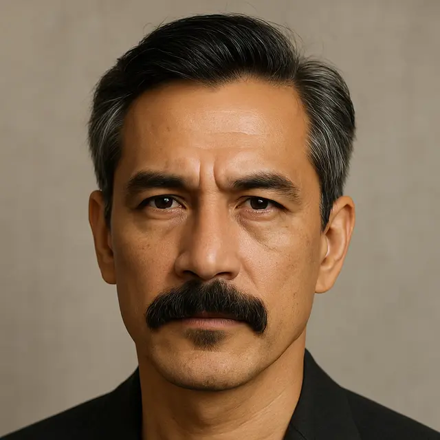Model Kumis untuk Pria Usia 50 Tahun/Ilustrasi gambar oleh AI