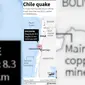 4 Gempa susulan berkekuatan di atas 6 SR dan tremor juga mengguncang Chile.