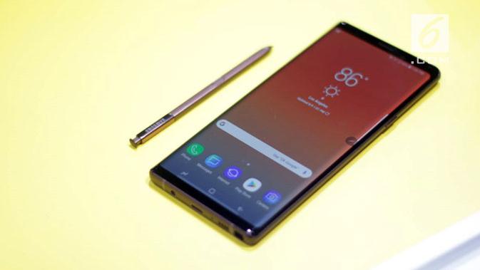 Samsung Galaxy Note 9 resmi meluncur di pasaran 24 Agustus 2018. Liputan6.com/ Aditya Eka Prawira
