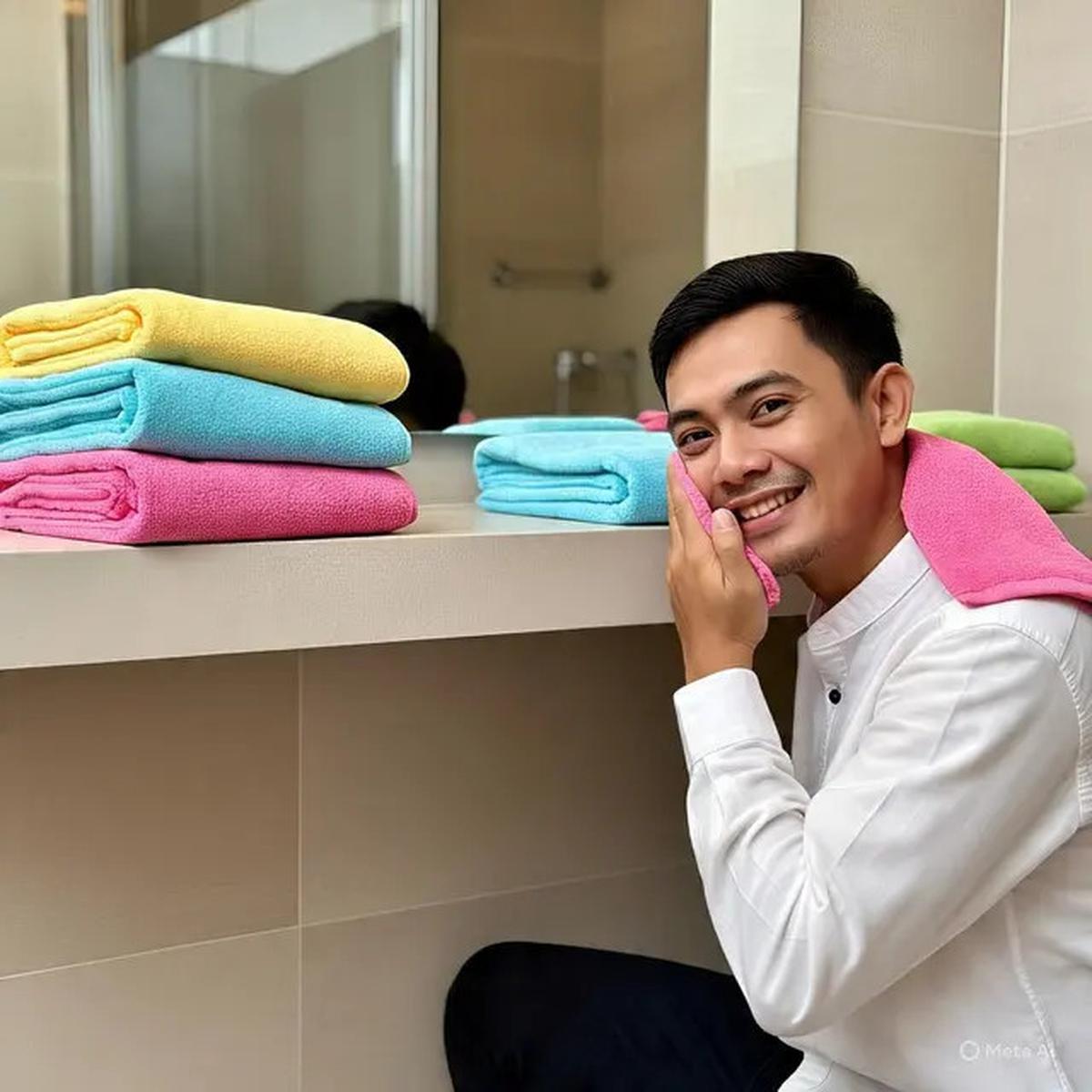9 Tips Handuk Tetap Kering Meski Disimpan di Kamar Mandi, Anti Apek