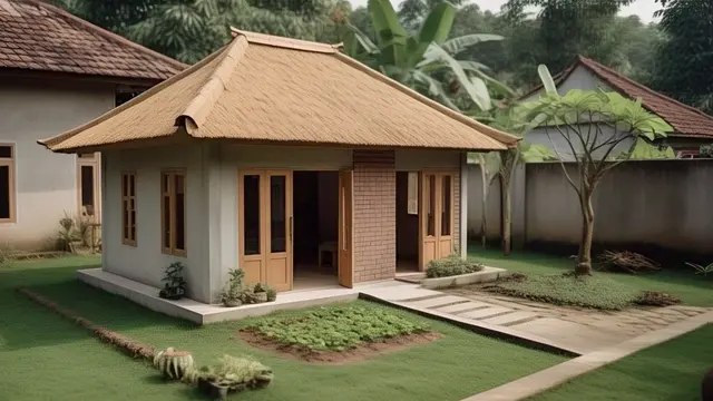 Rumah dengan Halaman Luas