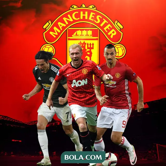 Manchester United -  Edinson Cavani, Paul Scholes, Zlatan Ibrahimovic